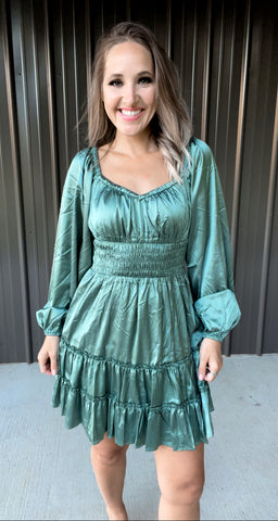 Minty Sage Green Dress
