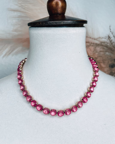 Muted Pink Necklace