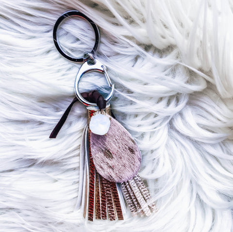 Pink and gold Keychain