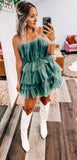 Sage Green Tulle Dress