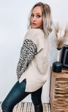 Cream & Leopard Sweater