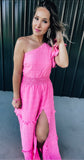 Pink Ruffle Dress