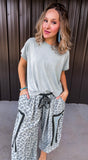 Pol Matcha Jogger Style Pants