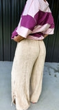 Coffee Gauze Joggers