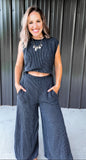 Charcoal Black Jumpsuit