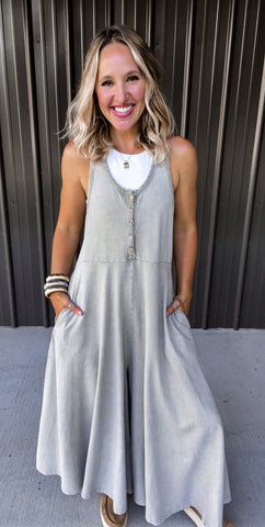 Sage Grey Jumpsuit