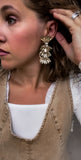 Golden Frayed Earrings