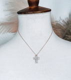 Cross Gem Necklace