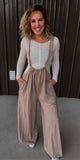 Taupe Pocket Jumpsuit