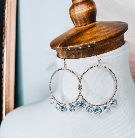 Flashy Hoop Earrings