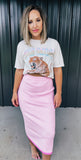 Pink Maxi Skirt