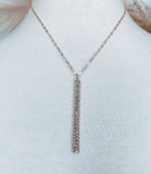 Rhinestone Drop Necklace