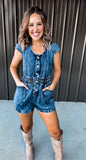 Denim Romper