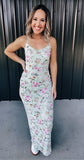 Mint Spring Floral Dress