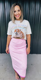 Pink Maxi Skirt