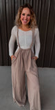 Taupe Pocket Jumpsuit