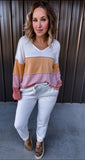 Golden Hour Striped Top