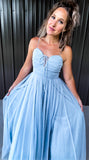 (Final Sale) Baby Blue Maxi Dress