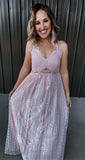 Baby Pink Maxi Dress