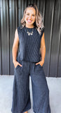 Charcoal Black Jumpsuit