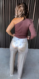 Metallic Trouser Pants