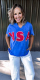 Blue USA Tee