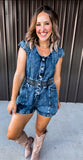 Denim Romper