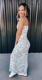 Mint Spring Floral Dress