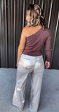 Metallic Trouser Pants