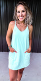 Mint Romper Dress