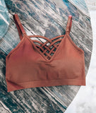 Rust Strappy Bralette