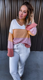 Golden Hour Striped Top