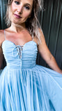 (Final Sale) Baby Blue Maxi Dress