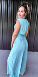 Aqua Mint Lounge Jumpsuit