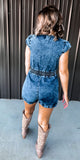 Denim Romper