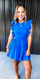 Royal Blue Mini Dress