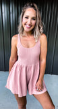 Dusty Rose Romper