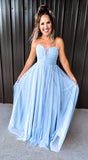 (Final Sale) Baby Blue Maxi Dress