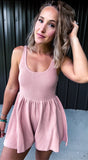 Dusty Rose Romper