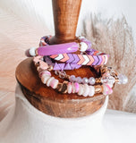 Purple & Pink Bracelet Stack