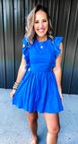 Royal Blue Mini Dress