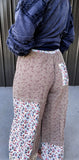 Pol Flower Patch & Eyelet Lace Joggers