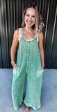 Vintage Green Jumpsuit