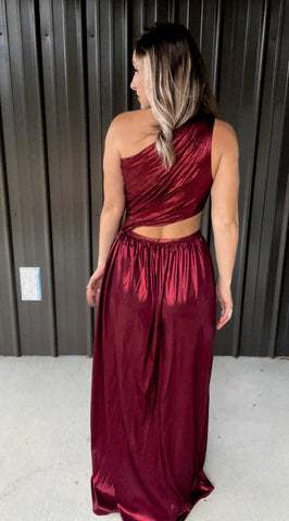 Cranberry Maxi Dress The Broken Levee Boutique Cranberry Maxi Dress The Broken Levee Boutique