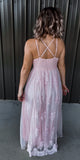 Baby Pink Maxi Dress