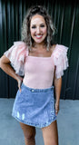 Pink Tulle Top