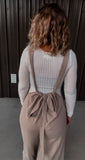 Taupe Pocket Jumpsuit