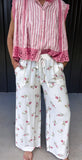 Rose Floral Lounge Pants