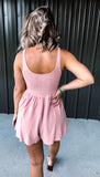 Dusty Rose Romper