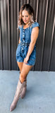 Denim Romper